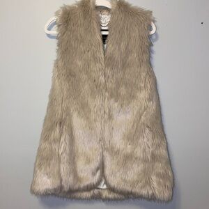 Banana Republic Faux Fur Vest